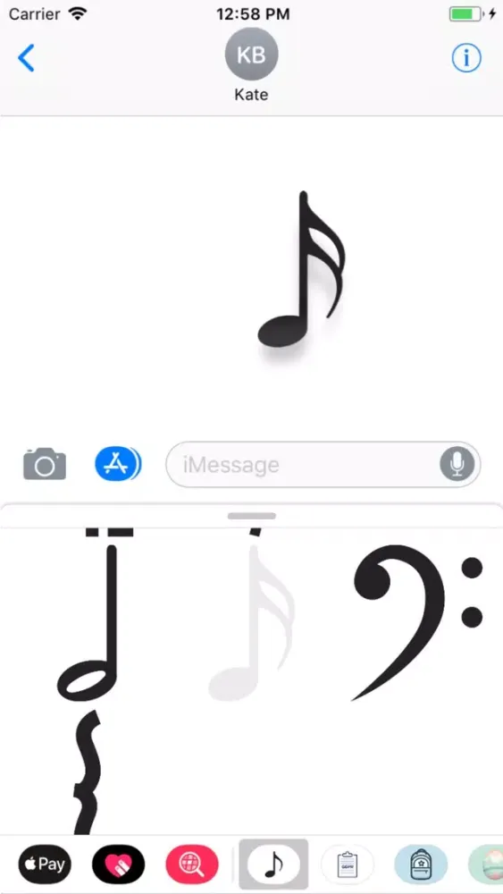 Music Notation Stickers Pro 스크린샷