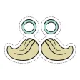Mustache Stickers Pro