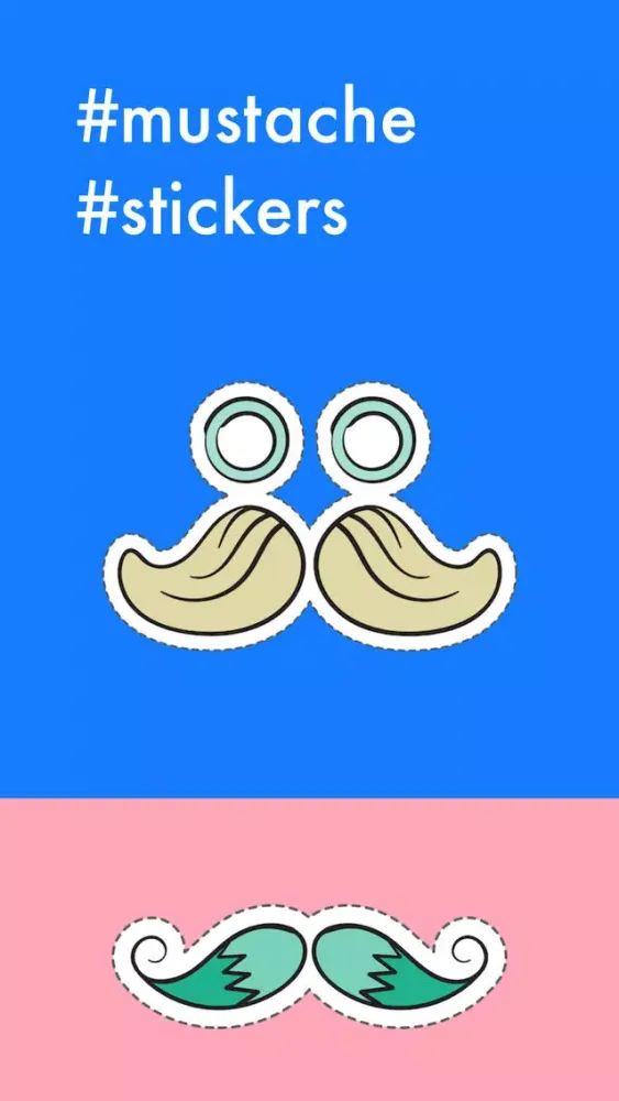 Mustache Stickers Pro Ekran Görüntüleri