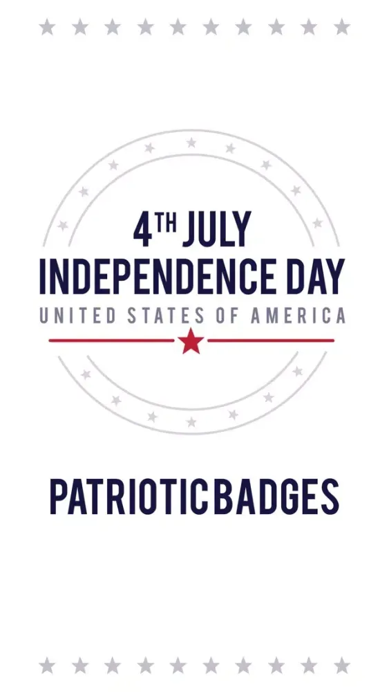 Ảnh chụp màn hình của Patriotic Badges