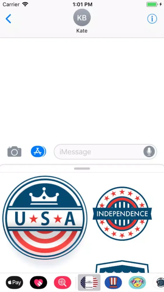 Ảnh chụp màn hình của Patriotic Badges