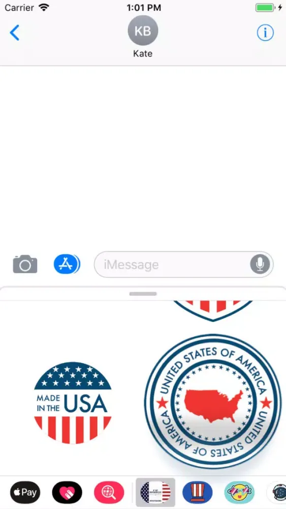 Ảnh chụp màn hình của Patriotic Badges