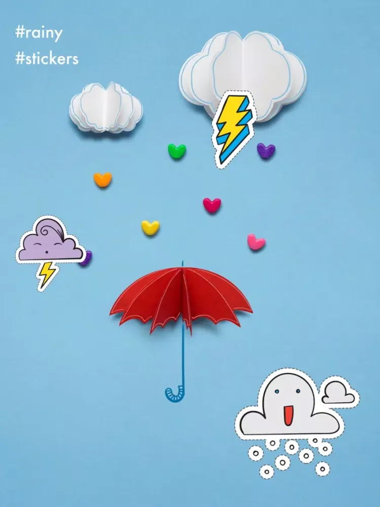 Rainy Stickers iPad 应用截图
