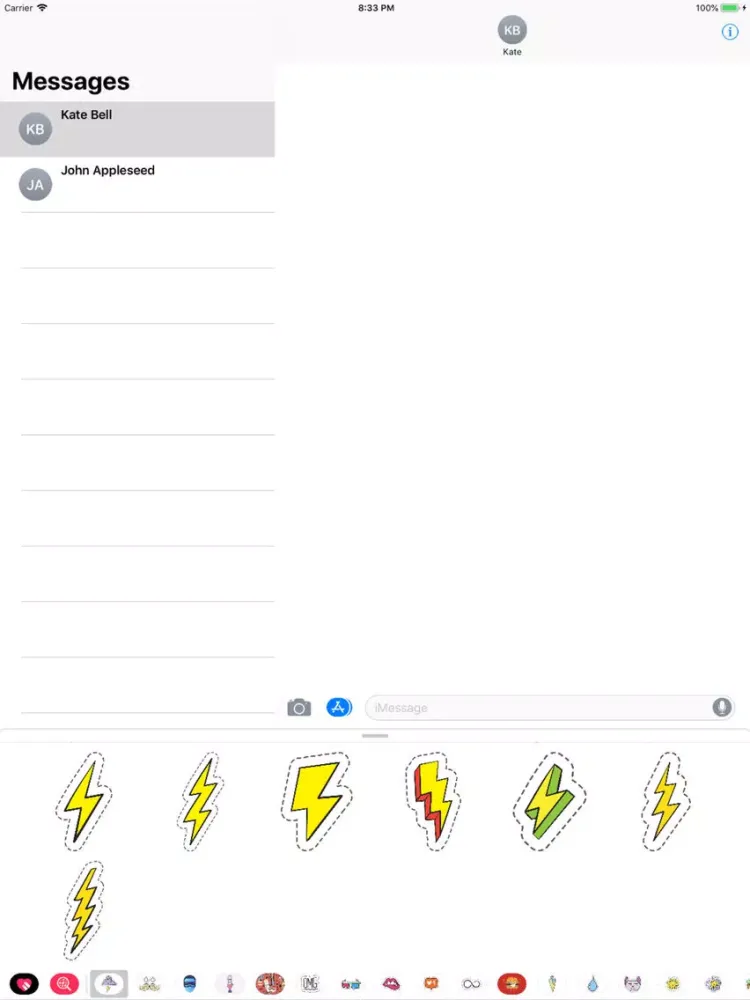 Rainy Stickers iPad 应用截图