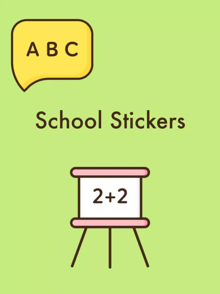 Zrzuty ekranu Educational School Stickers iPad 