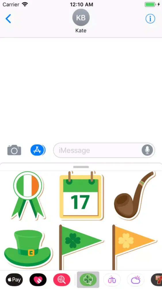 Saint Patrick's Day Stickers X应用截图