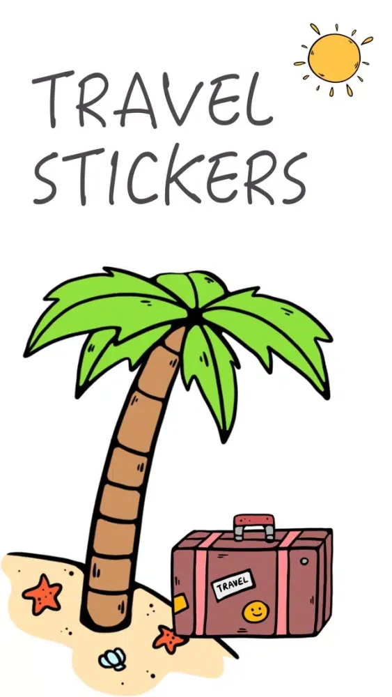 Capturas de tela do Travel Stickers Pro