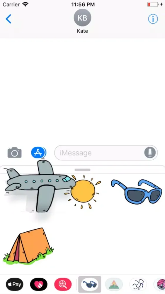 Capturas de tela do Travel Stickers Pro