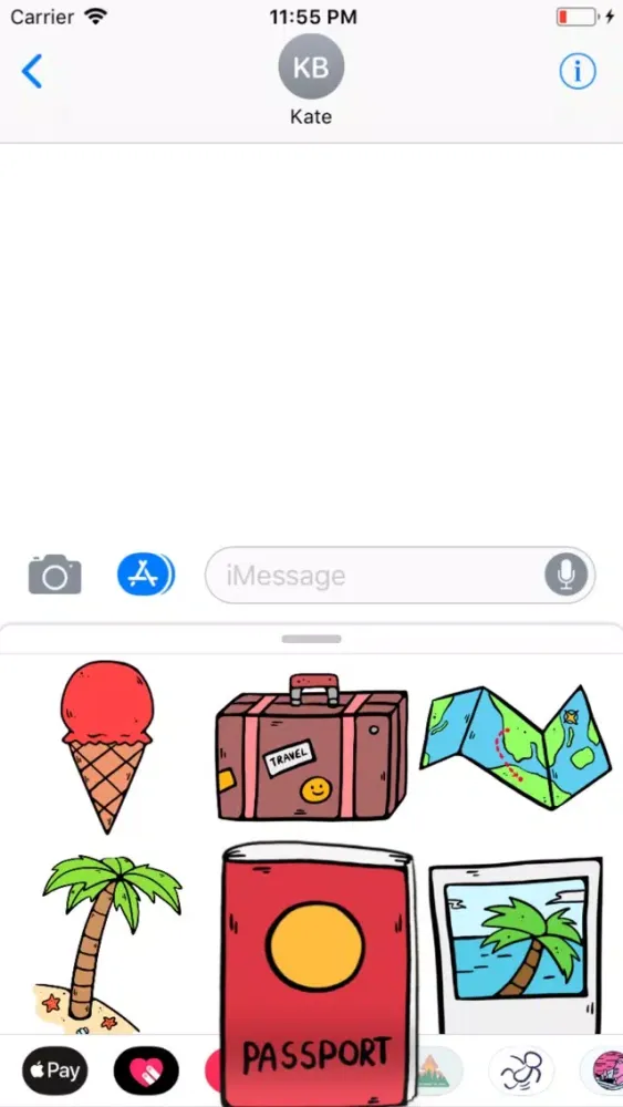 Capturas de tela do Travel Stickers Pro