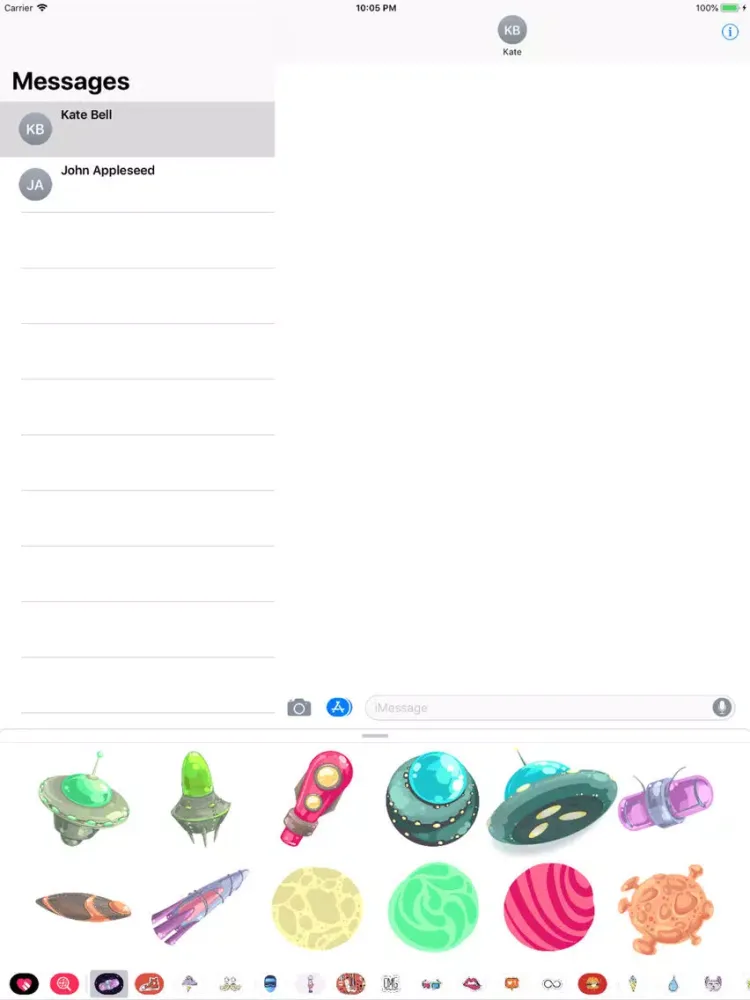 Скриншоты UFO Stickers Pro iPad 
