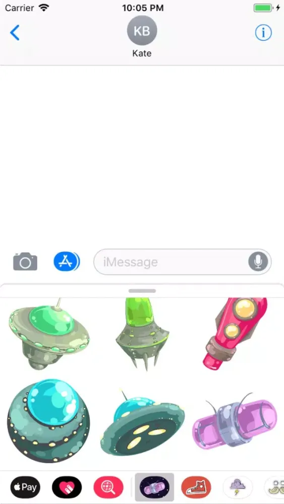 Скриншоты UFO Stickers Pro
