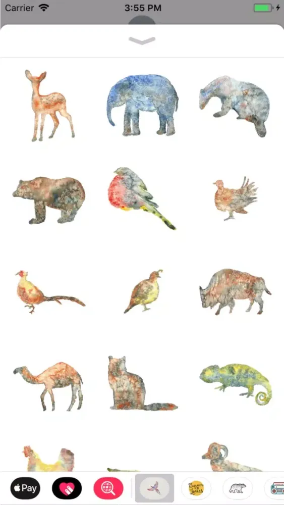 Скриншоты Watercolor Animals and Florals