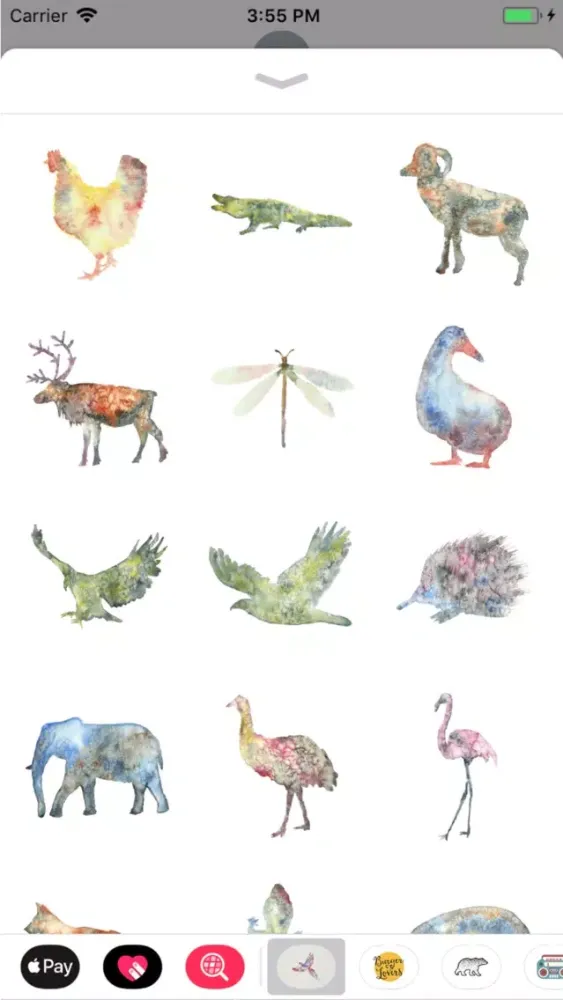 Скриншоты Watercolor Animals and Florals