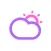 Minimal Weather Stickers