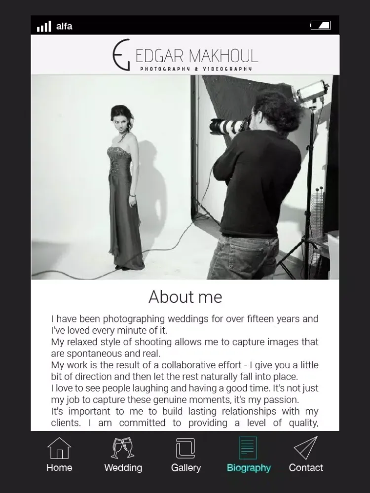 Edgar Makhoul Photography & Videography iPad  Ekran Görüntüleri