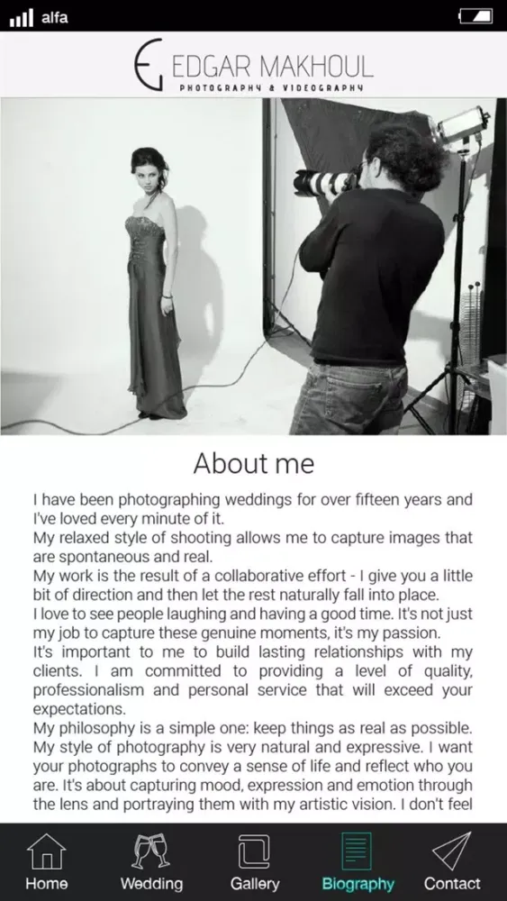 Edgar Makhoul Photography & Videography Ekran Görüntüleri