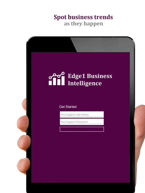 Edge1 BI: Data Analytics iPad  Screenshots