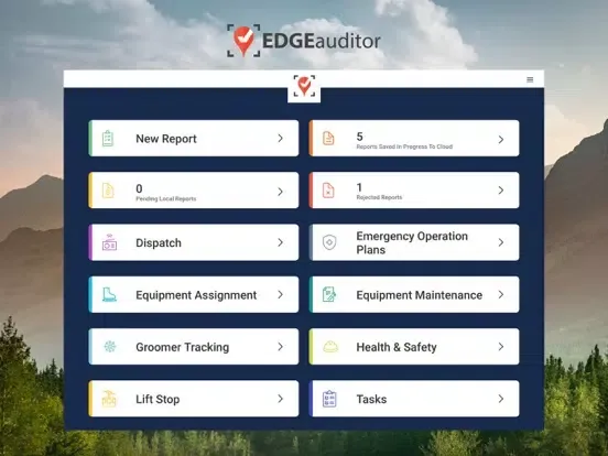 Ảnh chụp màn hình của EDGEauditor iPad 