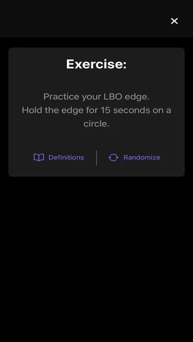 Screenshot di Edge Exercises