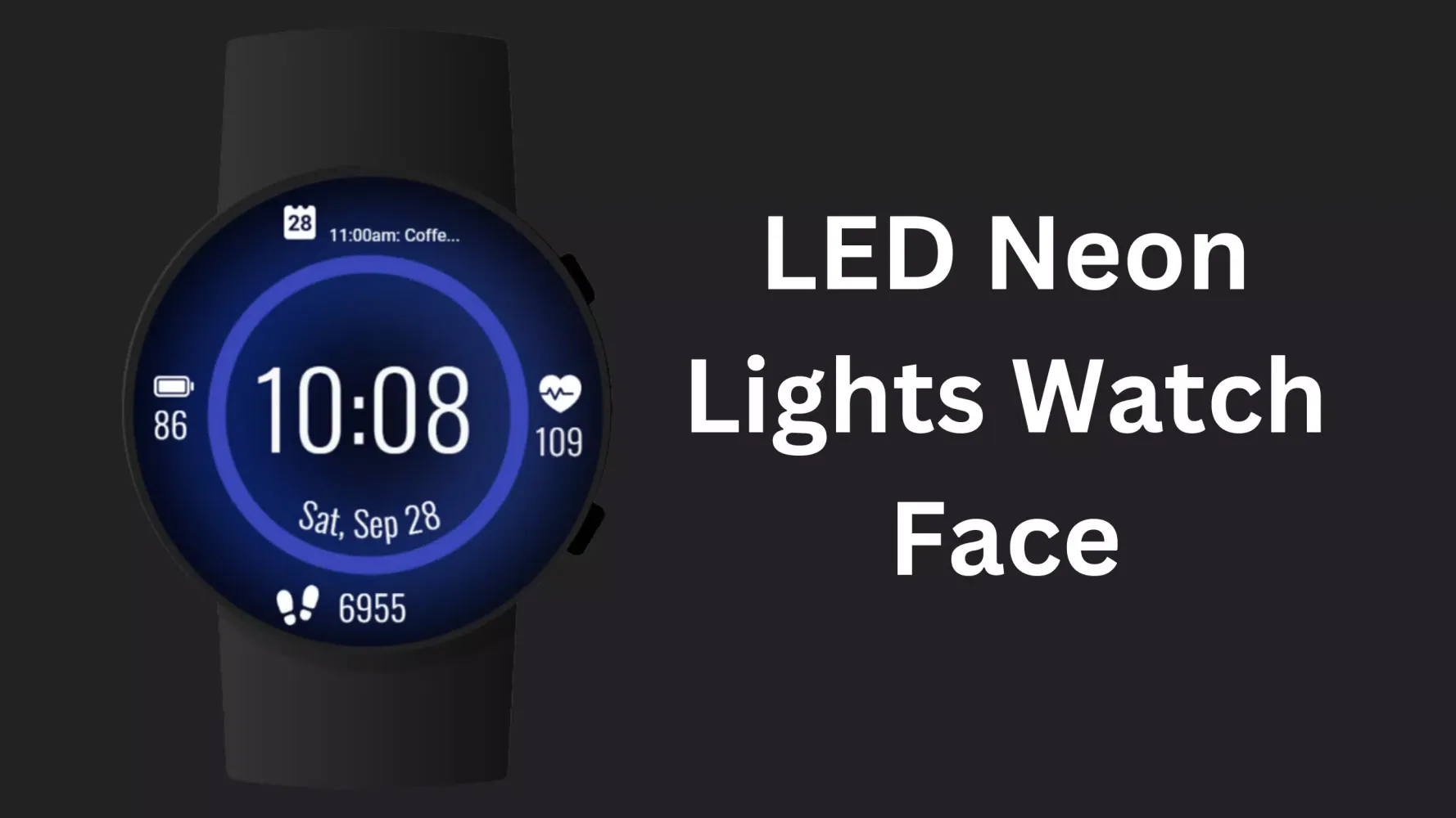 Capturas de pantalla de LED Neon Lights Watch Face