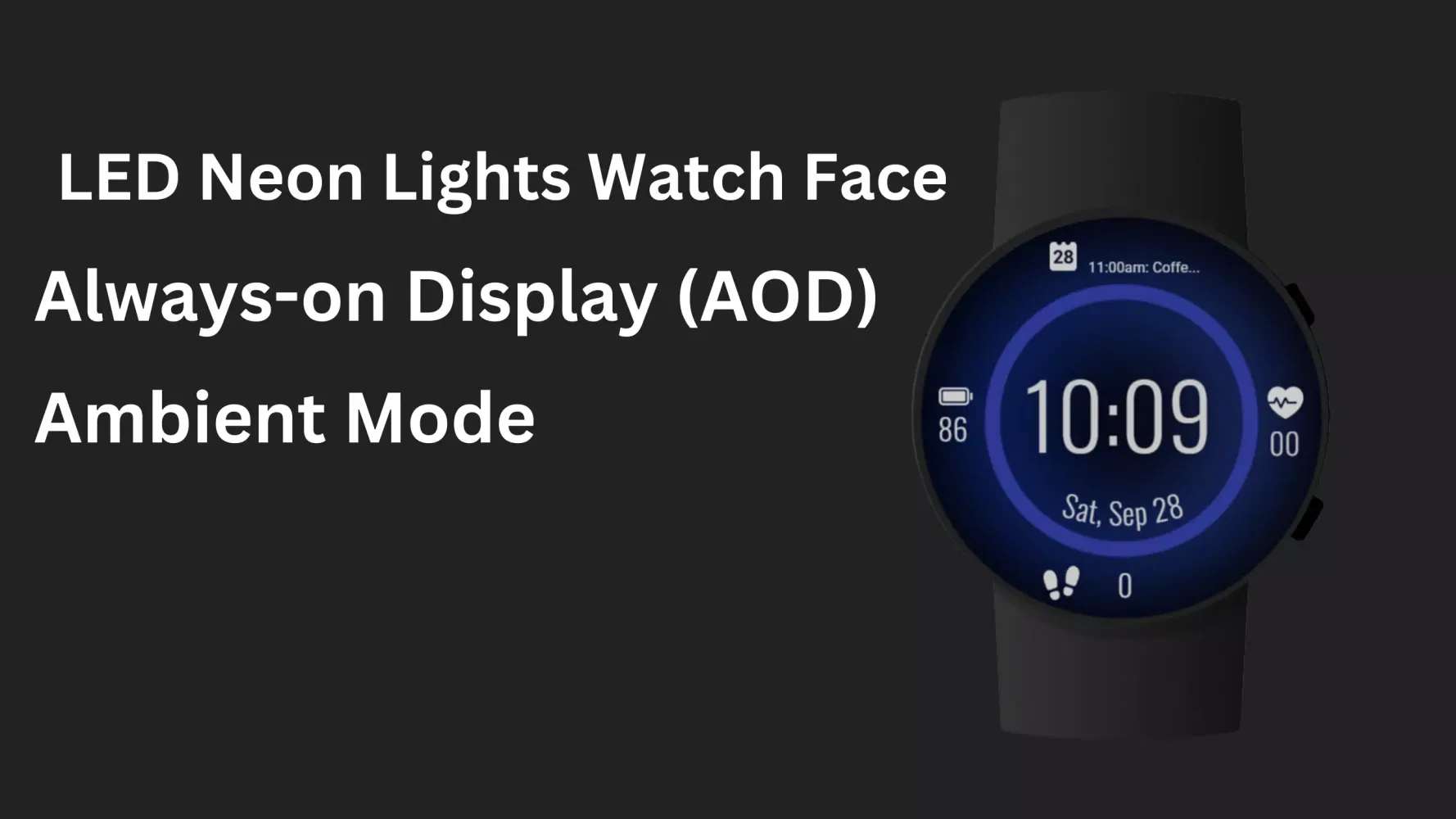 Capturas de pantalla de LED Neon Lights Watch Face