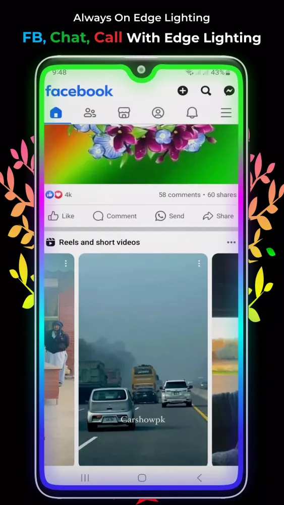 Capturas de pantalla de Edge Lighting