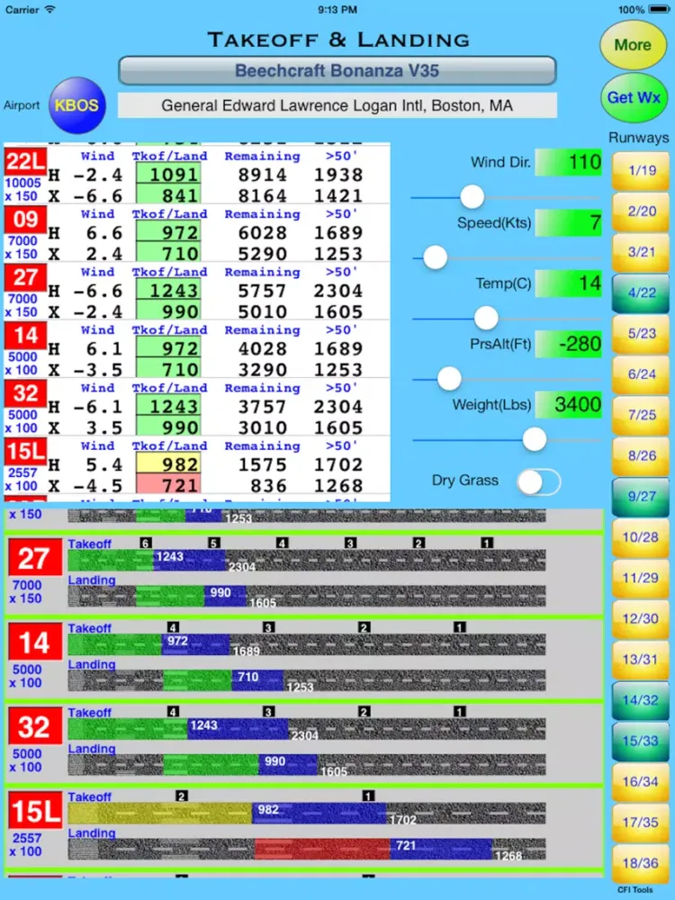 CFI Tools Takeoff - Landing 2 iPad  স্ক্রিনশট