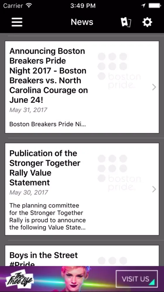 Capturas de pantalla de Boston Gay Pride