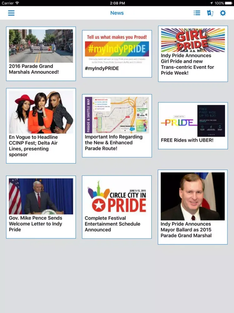 Screenshot di Indy Pride iPad 