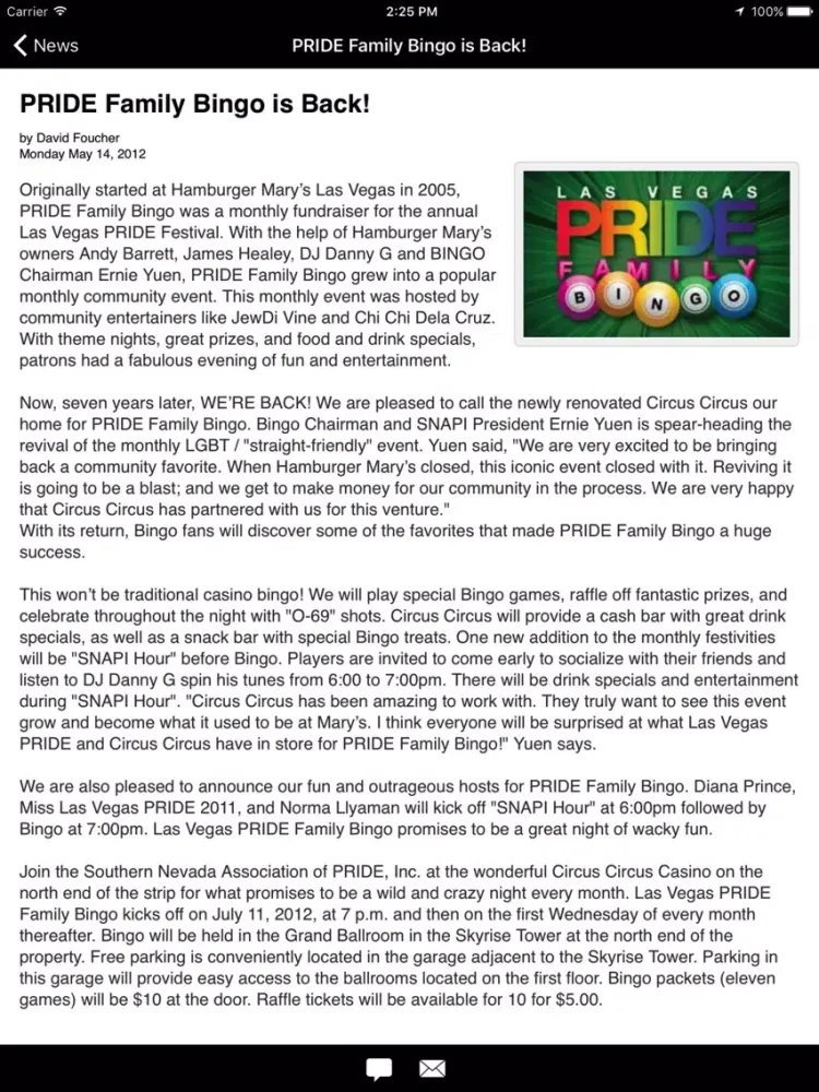 صور Las Vegas Gay Pride iPad 