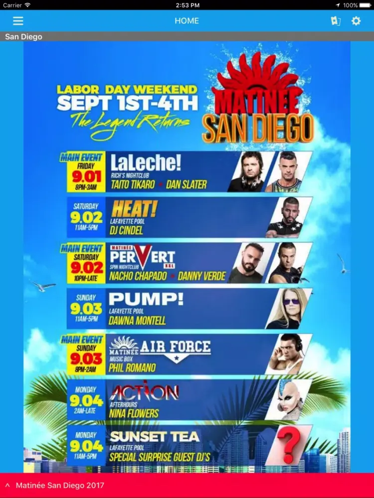 Скриншоты Pride Festival NYC iPad 