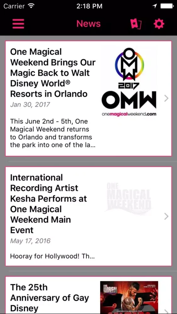 Скриншоты One Magical Weekend