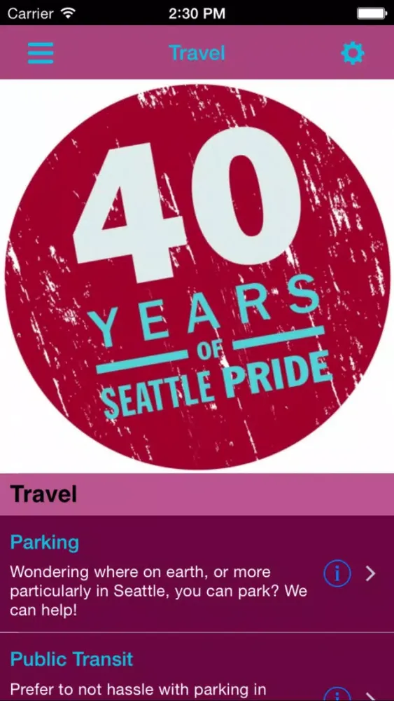 Ảnh chụp màn hình của Seattle Pride