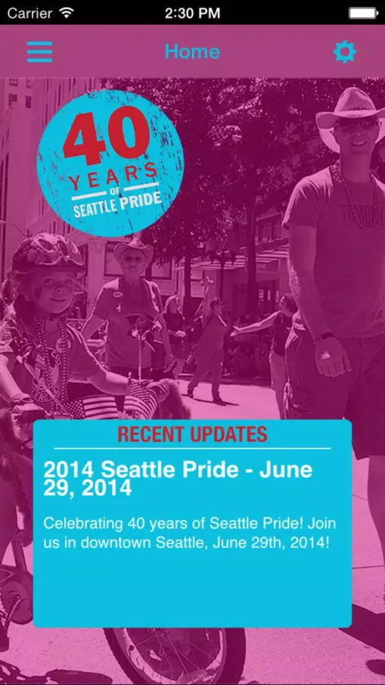 Ảnh chụp màn hình của Seattle Pride