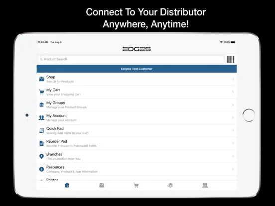 Скриншоты Edges Sales App (ESA) iPad 