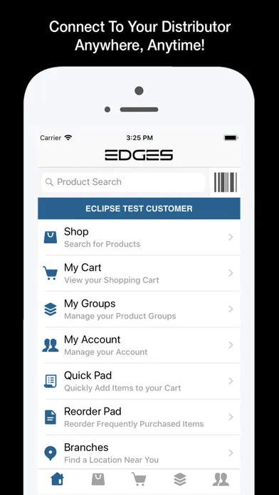 Скриншоты Edges Sales App (ESA)