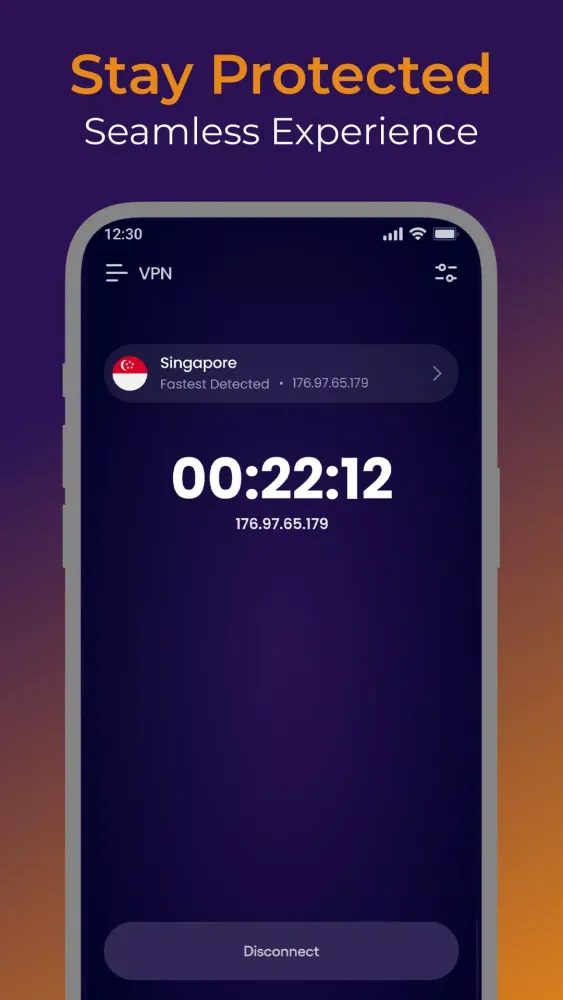 Capturas de tela do Edge VPN
