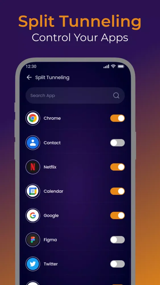 Capturas de tela do Edge VPN