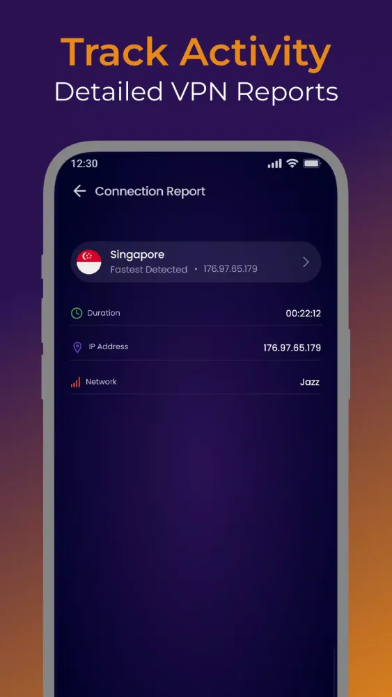 Capturas de tela do Edge VPN