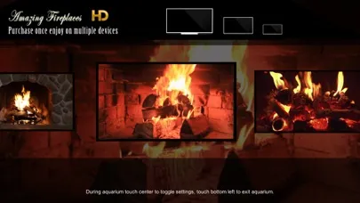 Capturas de tela do Amazing Fireplaces In HD