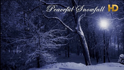 Captures d'écran de Peaceful Snowfall HD
