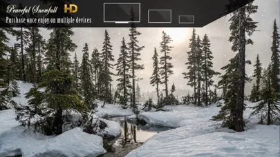 Screenshot di Peaceful Snowfall HD