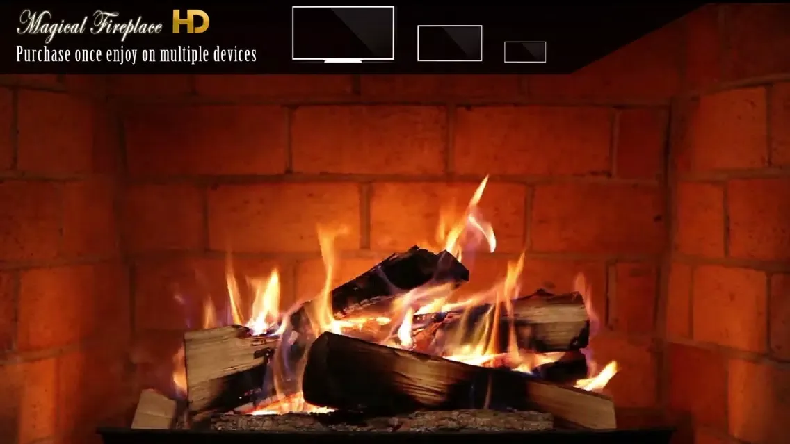 Captures d'écran de Magical Fireplace HD