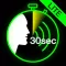 voice timer -photo digit style
