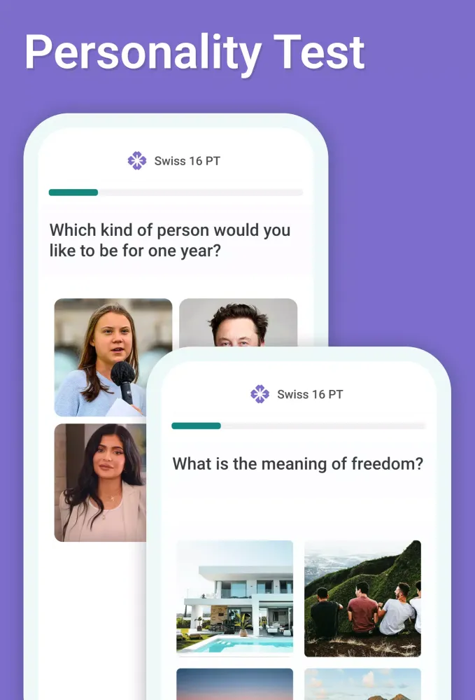 Personality Test Psychometrica Screenshots