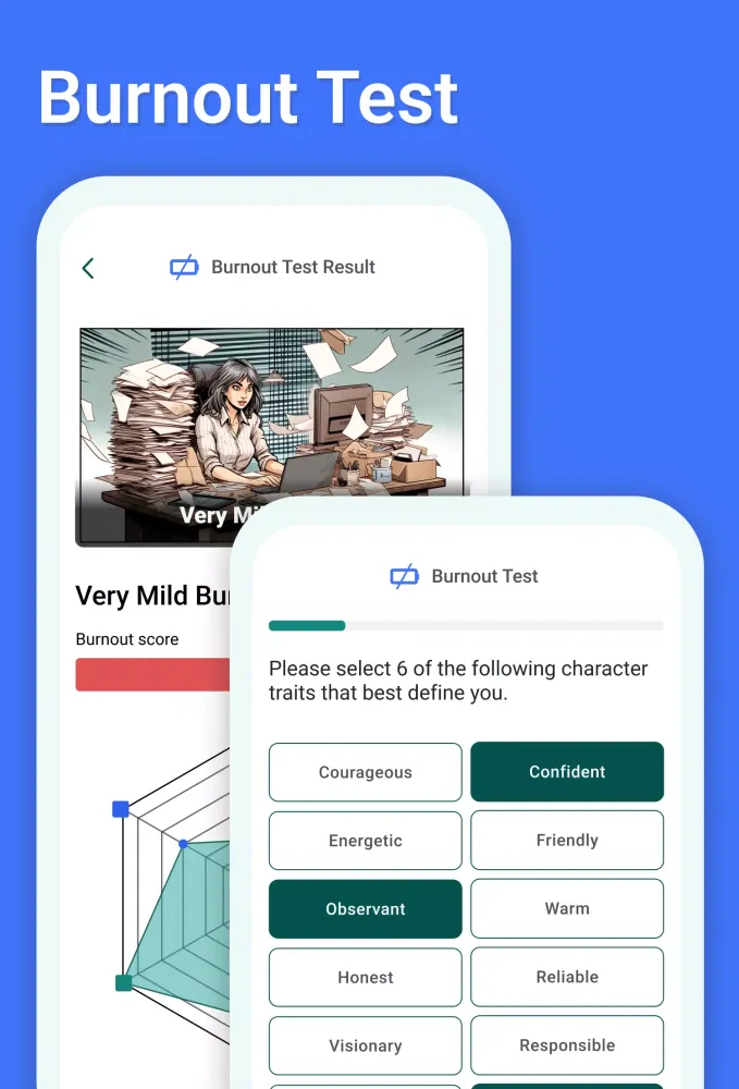 Personality Test Psychometrica Screenshots