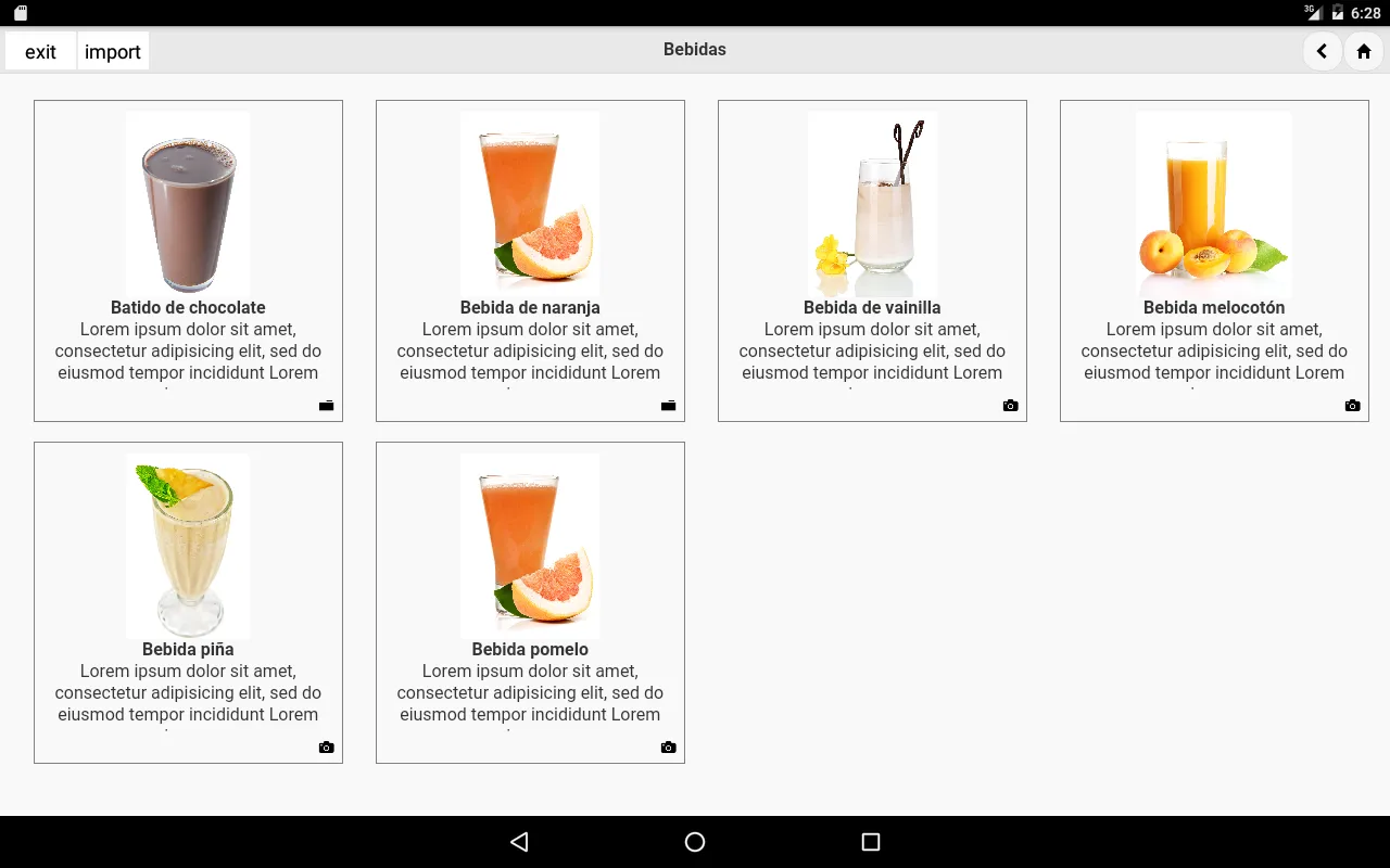 Screenshot di Catalog Maker