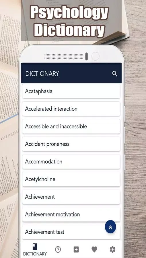 Captures d'écran de Psychology Dictionary
