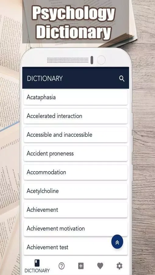 Captures d'écran de Psychology Dictionary