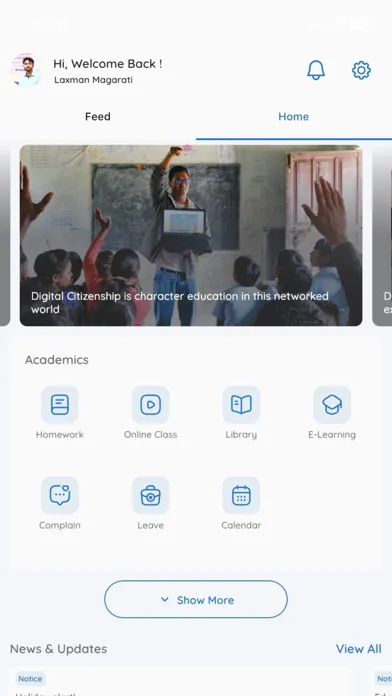 Tangkapan layar Himalaya Darshan College